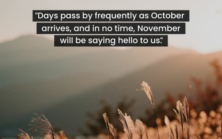 October Quotes