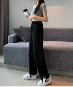 Wide Leg Casual Pants