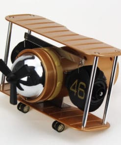 Vintage Model Aircraft Table Clock