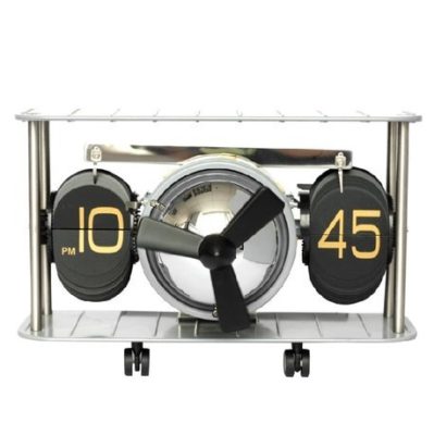 Vintage Model Aircraft Table Clock