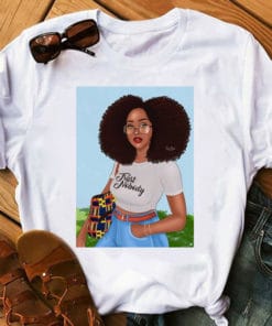 Sexy Plus Bbw Thick Plussize Ebony Curvy Black African American Women T Shirt