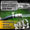 Stainless Steel Hand-screwed Snap Rings