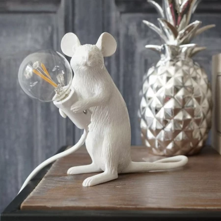 Hirovita smolana lampa za miš s E12 žaruljama