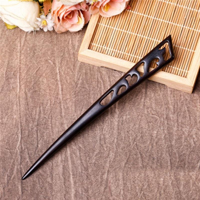 Hand Carved Ebony Clipss