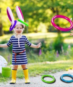 Inflatable Easter Bunny Ears Ring Game Toy