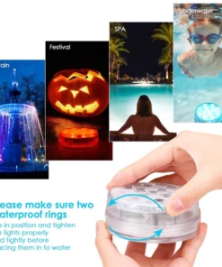 16 Colors Submersible Led Pool Light Remote Control