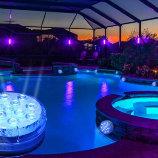Control remot de llum LED submergible de piscina de 16 colors