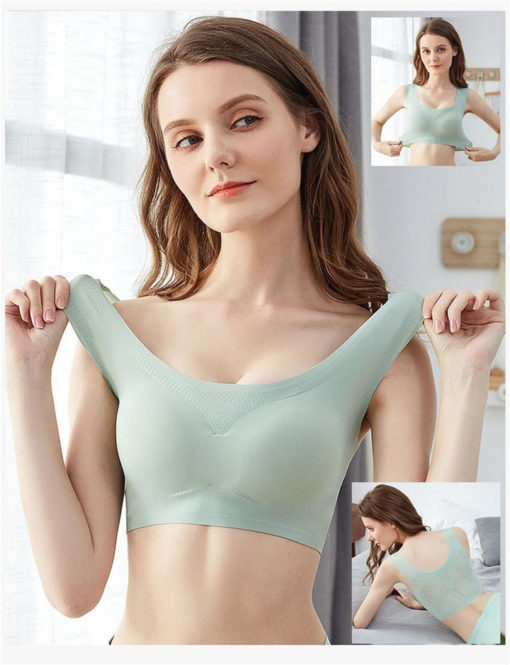 Ultra-nipis nga Plus Size Ice Silk Comfort bra