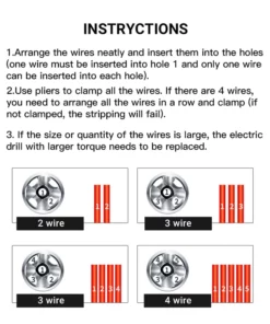 Automatic Wire Stripper Cable Wire Connector Tool