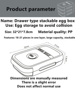 EGG STORAGE DRAWER BOX