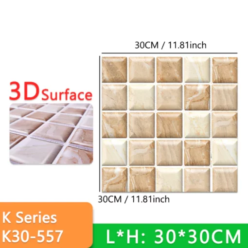 3D Peel and Stick Wall Tiles