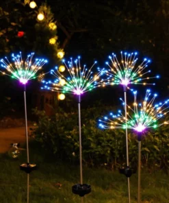 Waterproof Solar Garden Fireworks Lamp