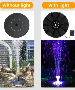 Solar Powered Hummingbird Fountain and Bionic Bird