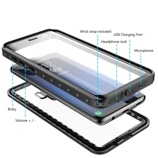 Vee- ja põrutuskindel telefoniümbris Samsungi A-seeria jaoks