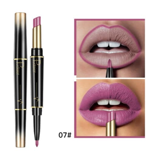 Lip Liner жана Lipstick Combo