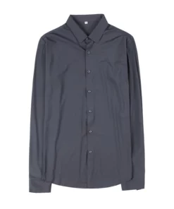 Men's Solid Color Business Stretch Shirt