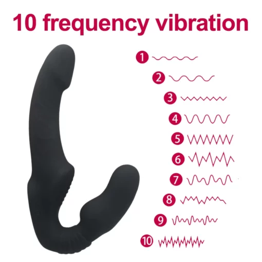 10 kiirust Olkaimeta Stapon Dildo Vibraator