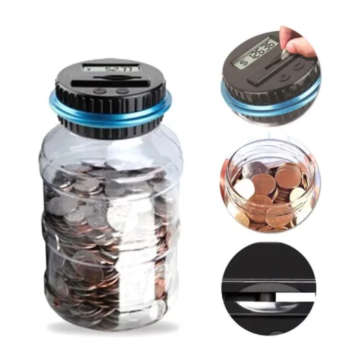 Electronic Digital Counting Coin Money Box