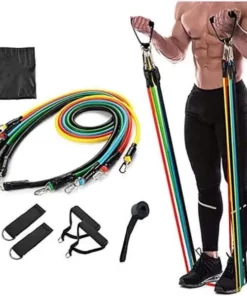 11Pcs Resistance Bands training rope For Yoga Pilates Workout