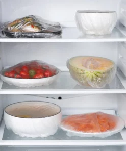 Disposable Plastic Wrap Cover, 100pcs