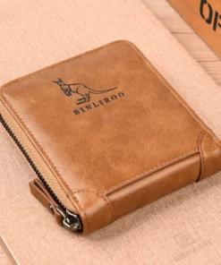 Binliroo Anti Theft Kangaroo Leather Wallet
