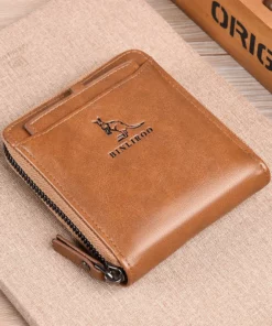Binliroo Anti Theft Kangaroo Leather Wallet