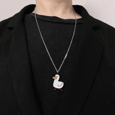 White Duck Necklace