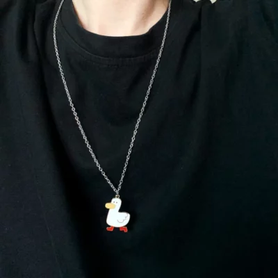 White Duck Necklace