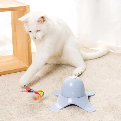 Electronic Rotating Butterfly Cat Toy