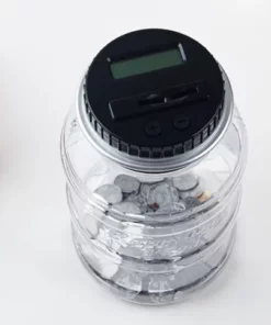 Electronic Digital Counting Coin Money Saving Box