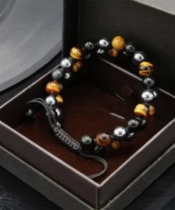 Double-layered Gemstone Bracelet