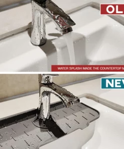 Silicone Faucet Handle Drip Catcher Tray