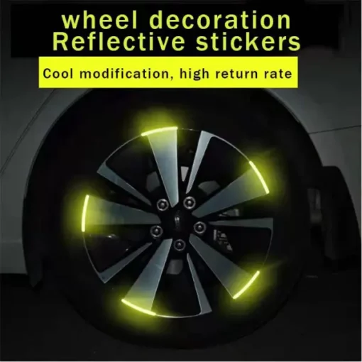 20 PCS Car Tire Reflector Stickers