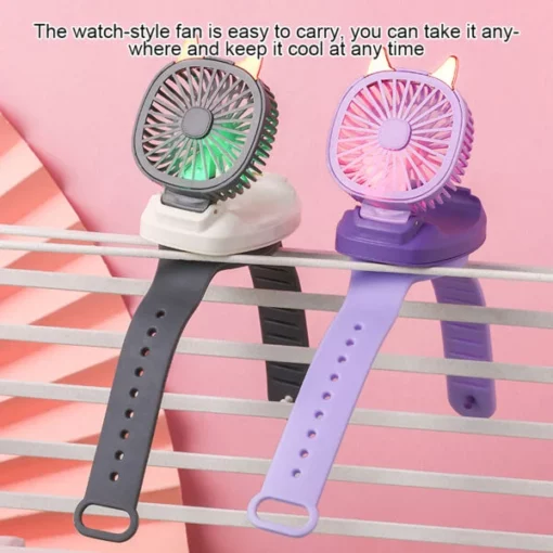 Bag-ong Creative Portable Watch Fan