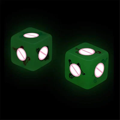 Luminous Dice Dark Night Sex Toy