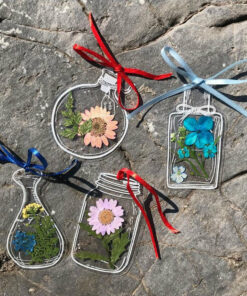 Transparent Dried Flower Bookmarks