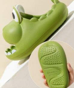 Kids Beach Dinosaur Slippers