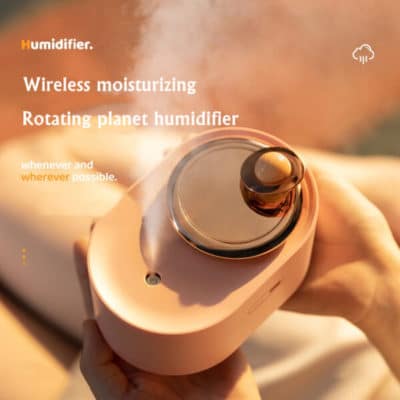 Rotating Planet Space USB Humidifier