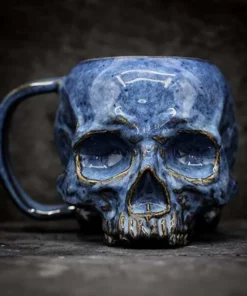 Gothic Realistic Skull Mug