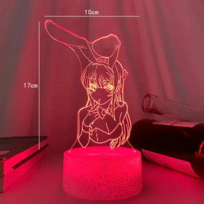 3D Illusion Led Nhentai Loli Lamp