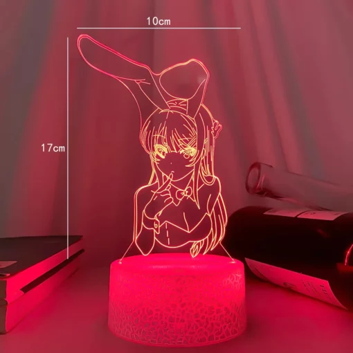 3D Illusion Led Nhentai Loli 램프