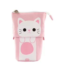 Simple And Cute Canvas Pull Retractable Pen Holder