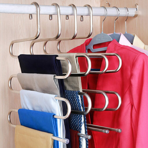 5 слоя закачалки за дрехи от неръждаема стомана