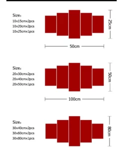 Hanshop 5 Pieces Wall Crosses Decor Jesus Hands