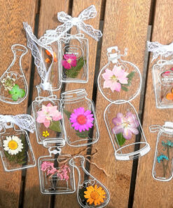 Transparent Dried Flower Bookmarks