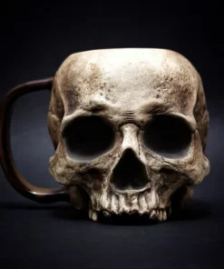Gothic Realistic Skull Mug
