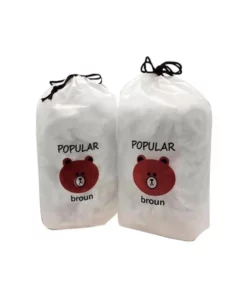 Disposable Plastic Wrap Cover, 100pcs