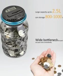 Electronic Digital Counting Coin Money Saving Box