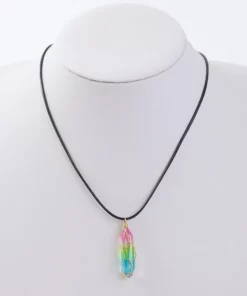 Geometric Crystal Necklace