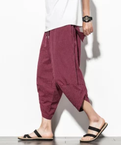 Baggy Cotton Harem Japanese Pants